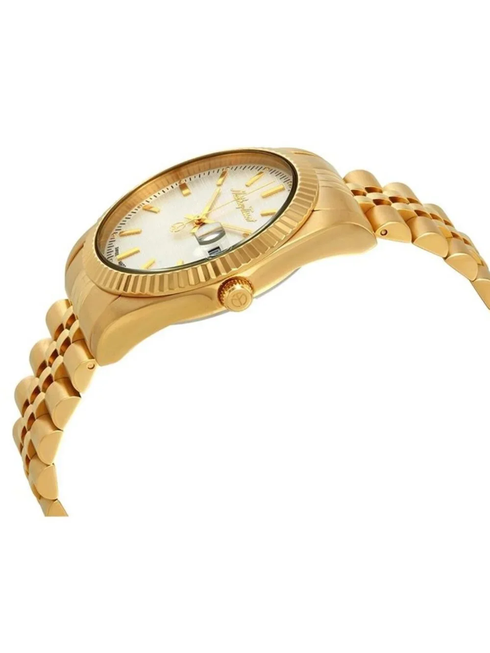 NWT Mathey-Tissot Mathey III Quartz White Dial Men's Watch